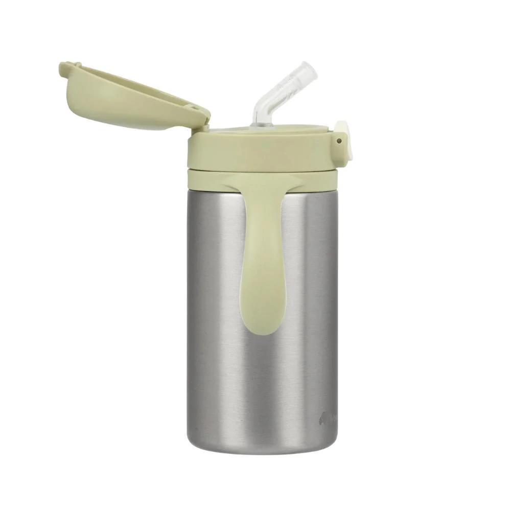 Garrafa Térmica com Asas e Palhinha Bebeconfort Nomad Sand 280ml - Image 2