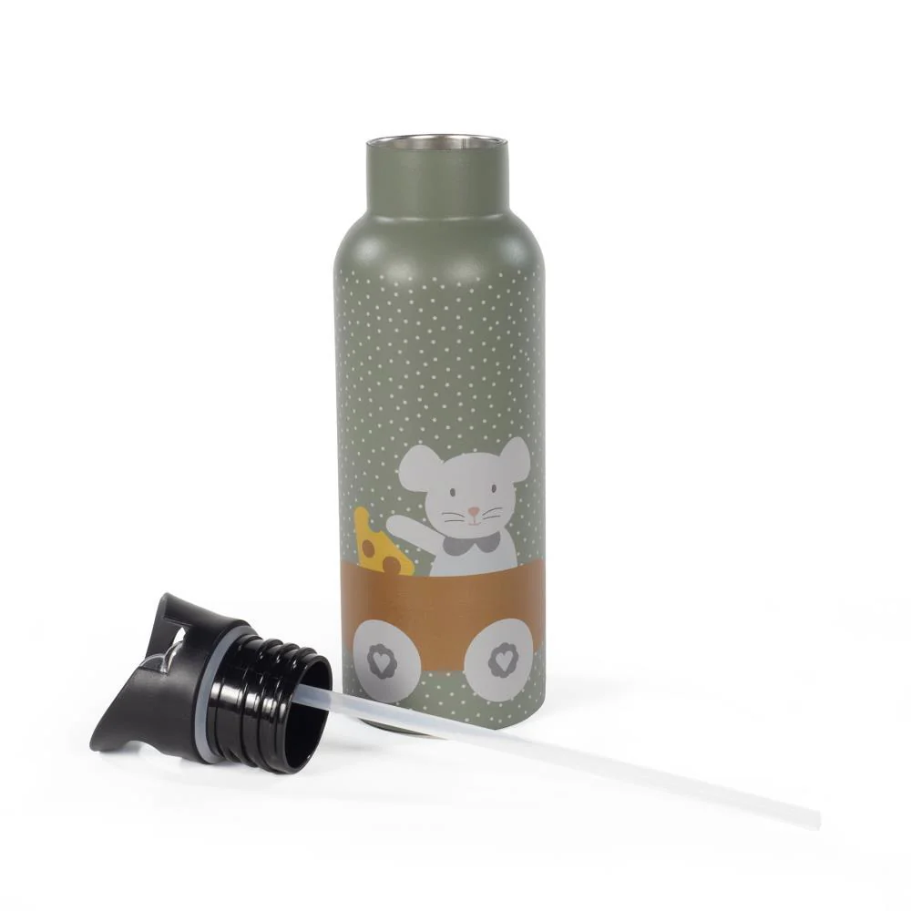 Garrafa Térmica Walking Mum Mouse Poppy Moss 500ml - Image 3