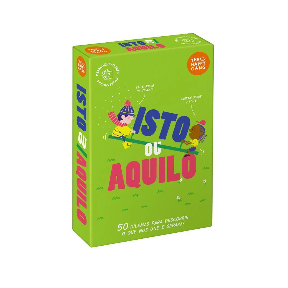 Jogo 50 Cartas The Happy Gang Isto ou Aquilo