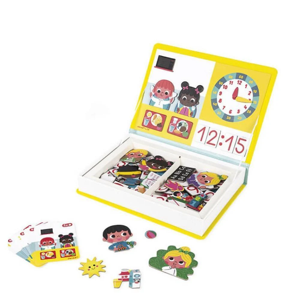 Jogo Janod MagnetiBook Aprende as Horas - Image 2