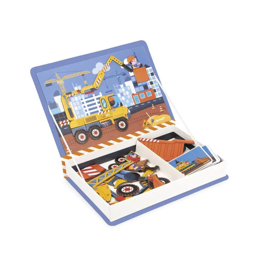 Jogo Janod MagnetiBook Construção - Image 3