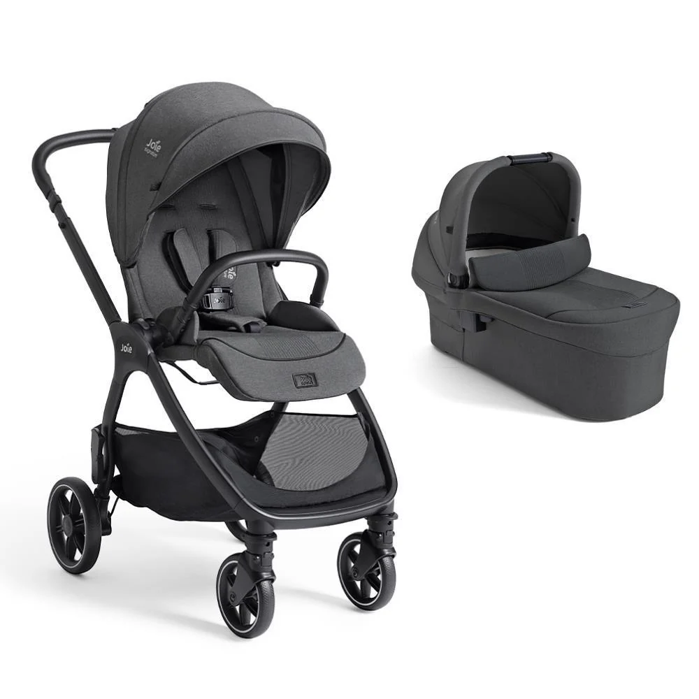 Joie Duo Carrinho Valora + Alcofa Ramble XL Signature Ebony
