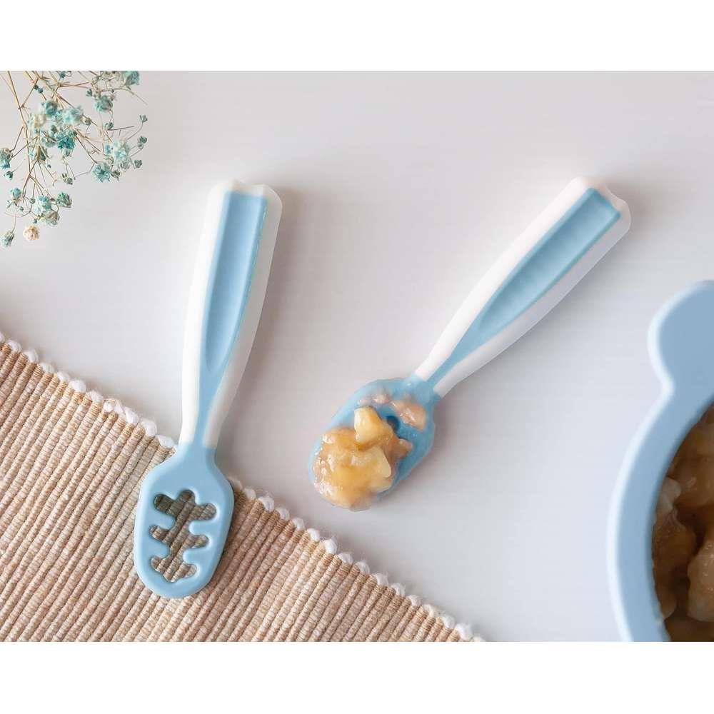2 Pré-Colheres Azul e Branco - Image 3