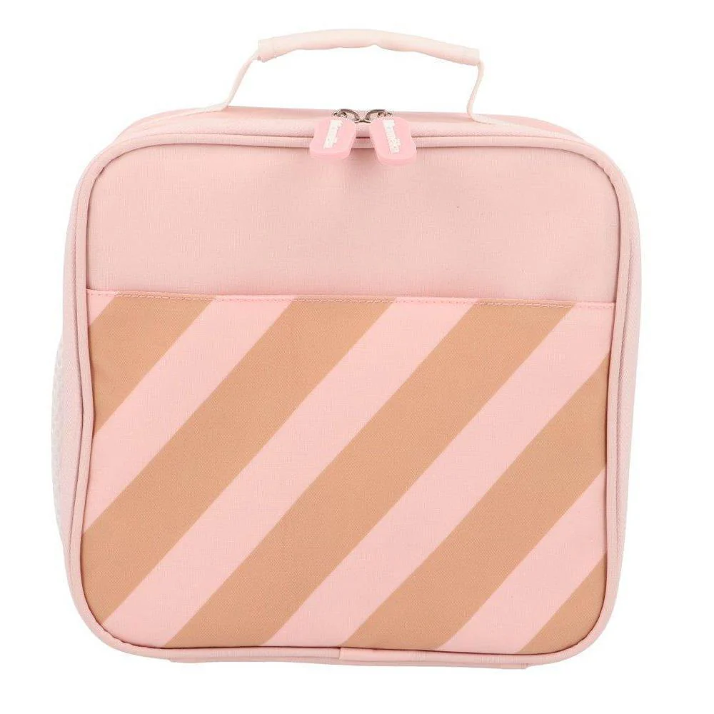 Lancheira Térmica Rígida Monnëka Stripes Pink - Image 2