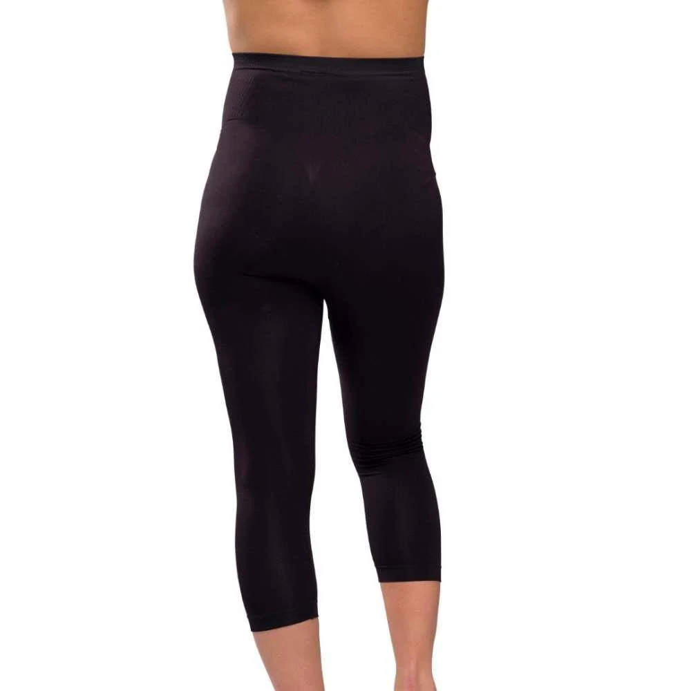 Leggins 3/4 de Suporte para Gravidez Carriwell Preto L - Image 4