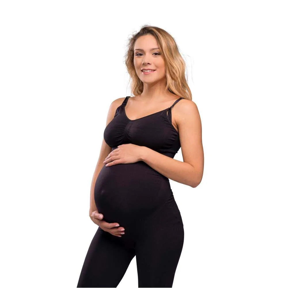 Leggins de Suporte para Gravidez Carriwell Preto S - Image 6
