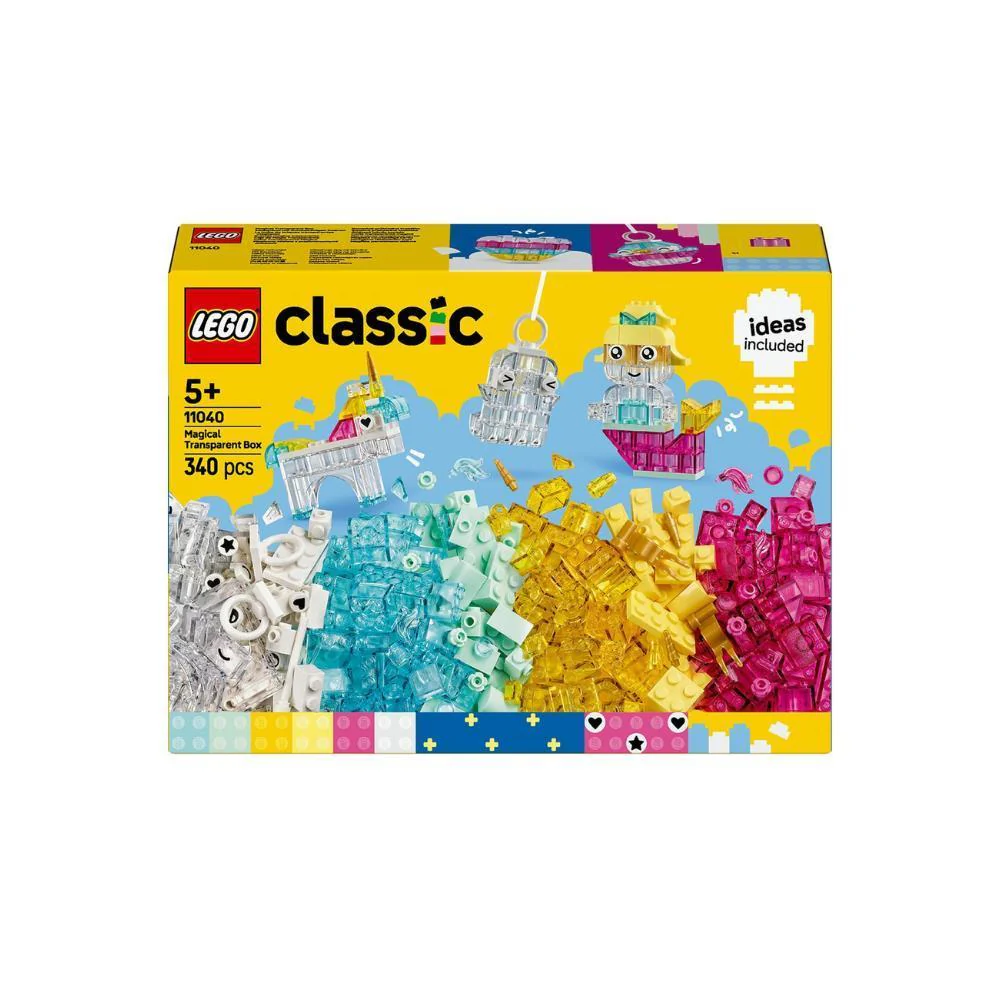 Lego Classic Caixa Transparente Mágica 340 Peças