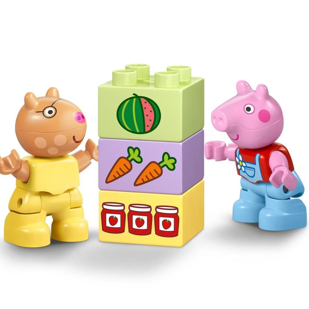 Lego Duplo Peppa Pig Trator e Mercado 18 Peças - Image 3
