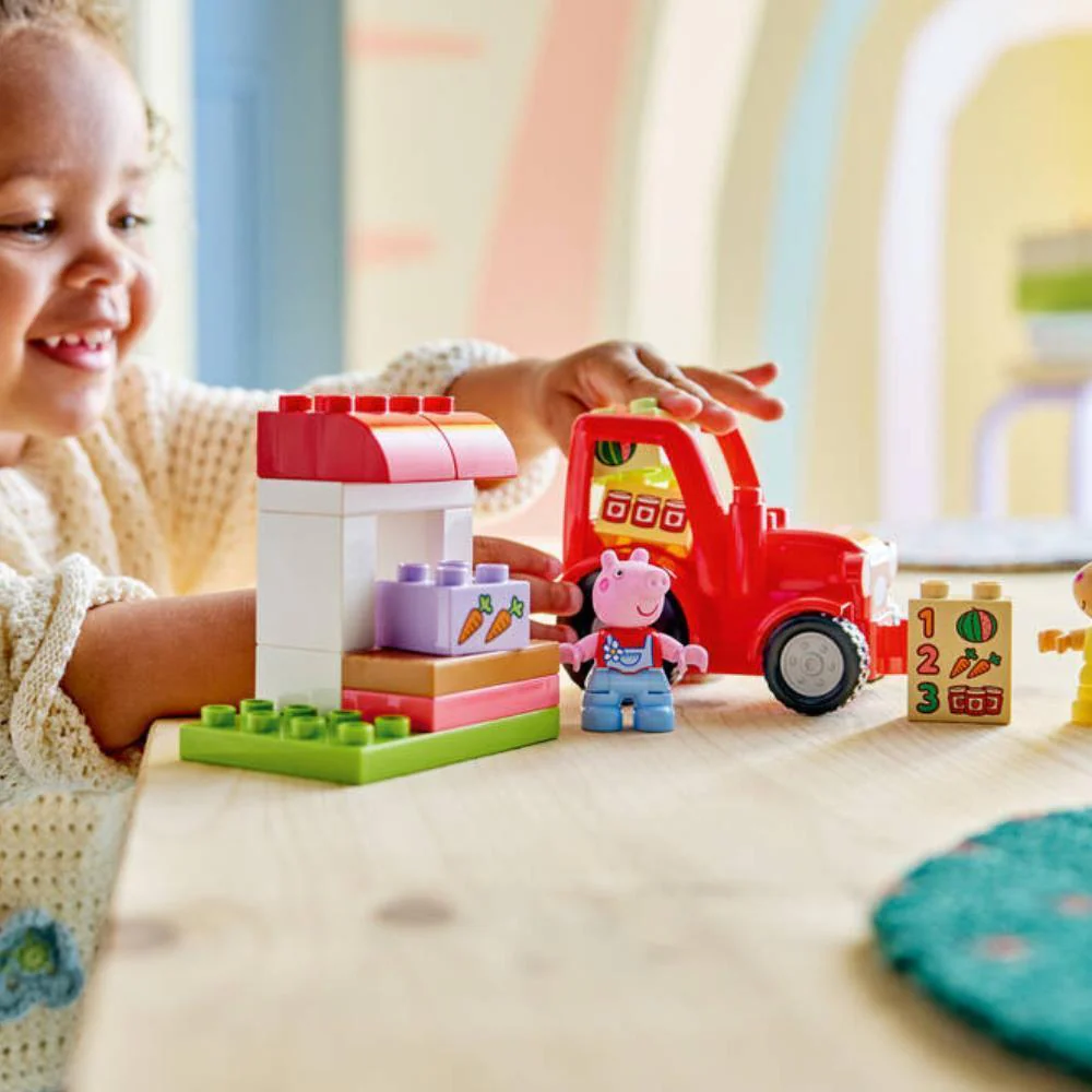 Lego Duplo Peppa Pig Trator e Mercado 18 Peças - Image 4