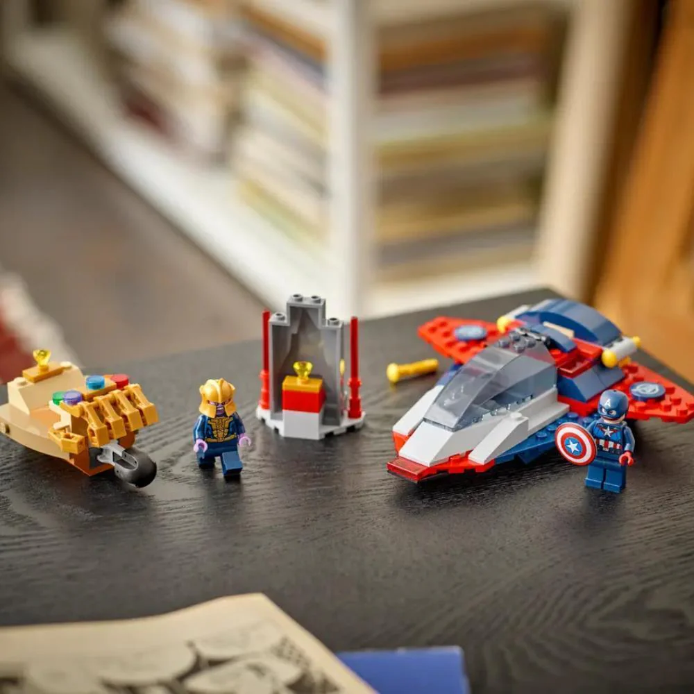 Lego Marvel Capitão América Contra Thanos 107 Peças - Image 9