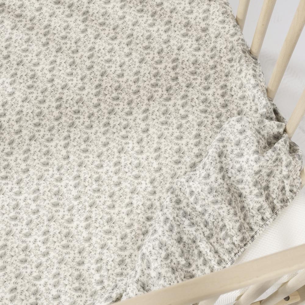 Lençol Ajustável Walking Mum Gala Mint para Berço/Cama 120x60cm - Image 2