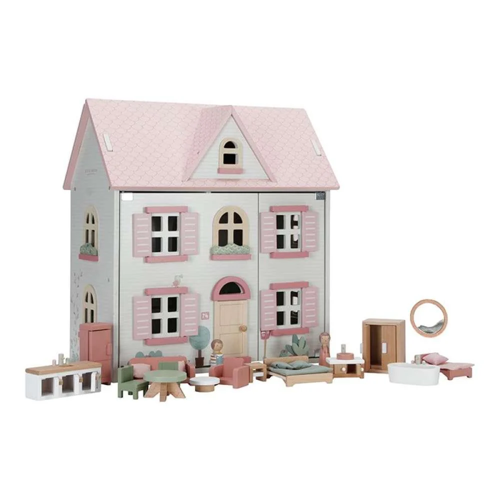 Casa de Bonecas em Madeira Little Dutch Rosa - Image 2