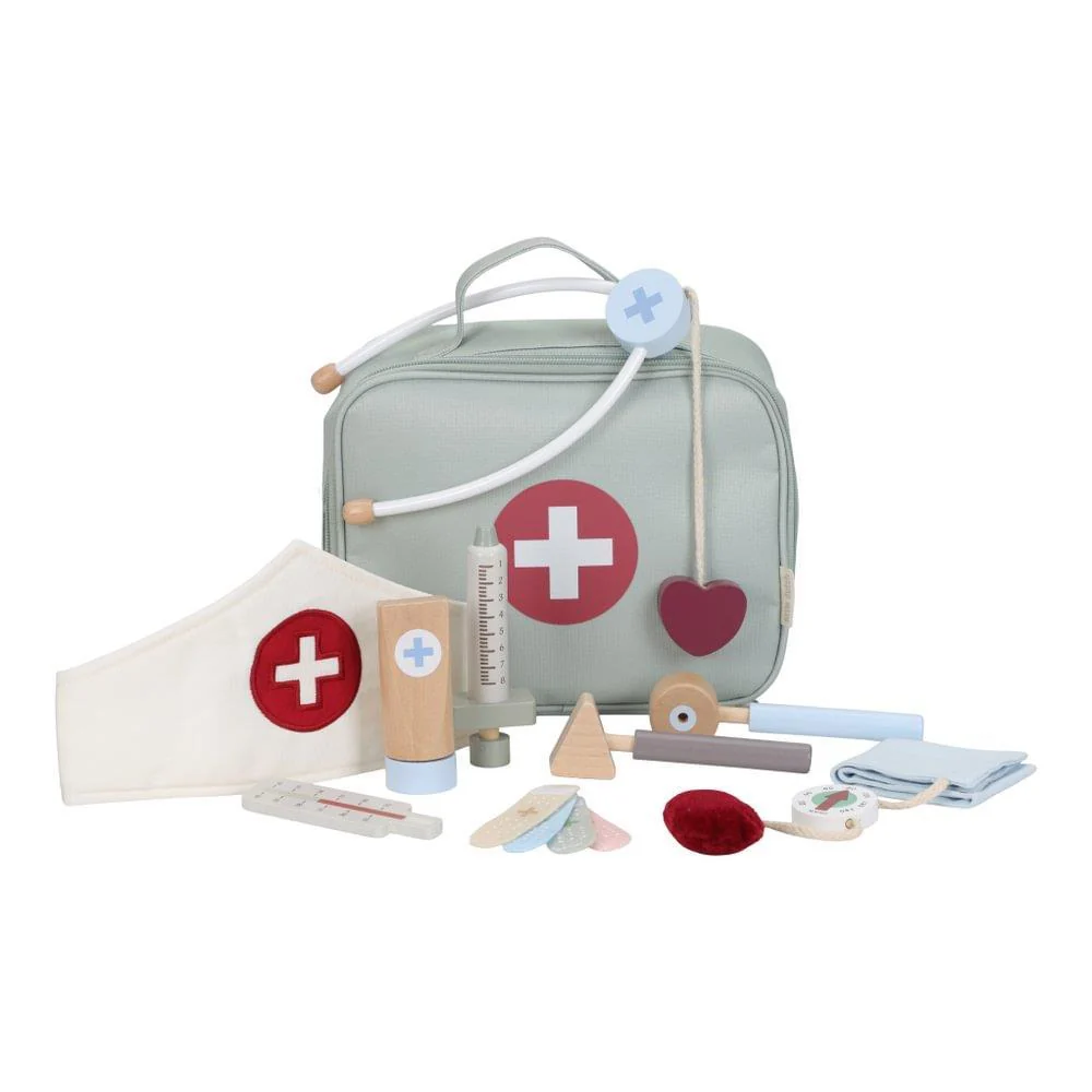 Mala de Médico Little Dutch com 10 Acessórios em Madeira - Image 3