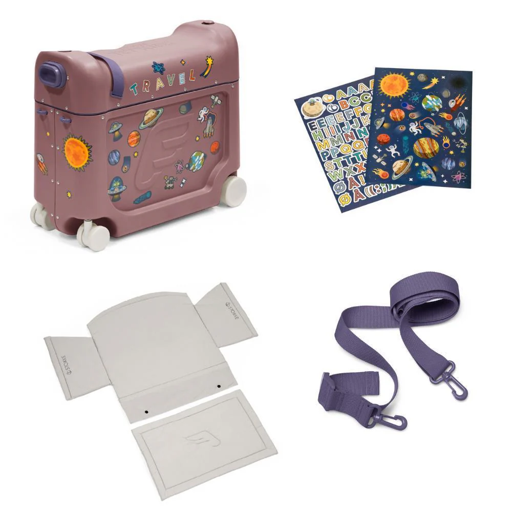 Mala de Viagem Stokke JetKids BedBox Ride-On Hazy Lilac - Image 2