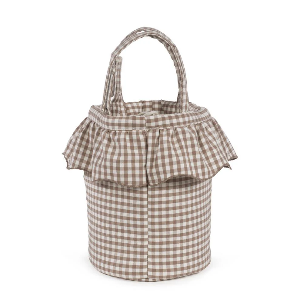 Mala Organizadora Walking Mum Bucket Praliné Vichy Moka - Image 5