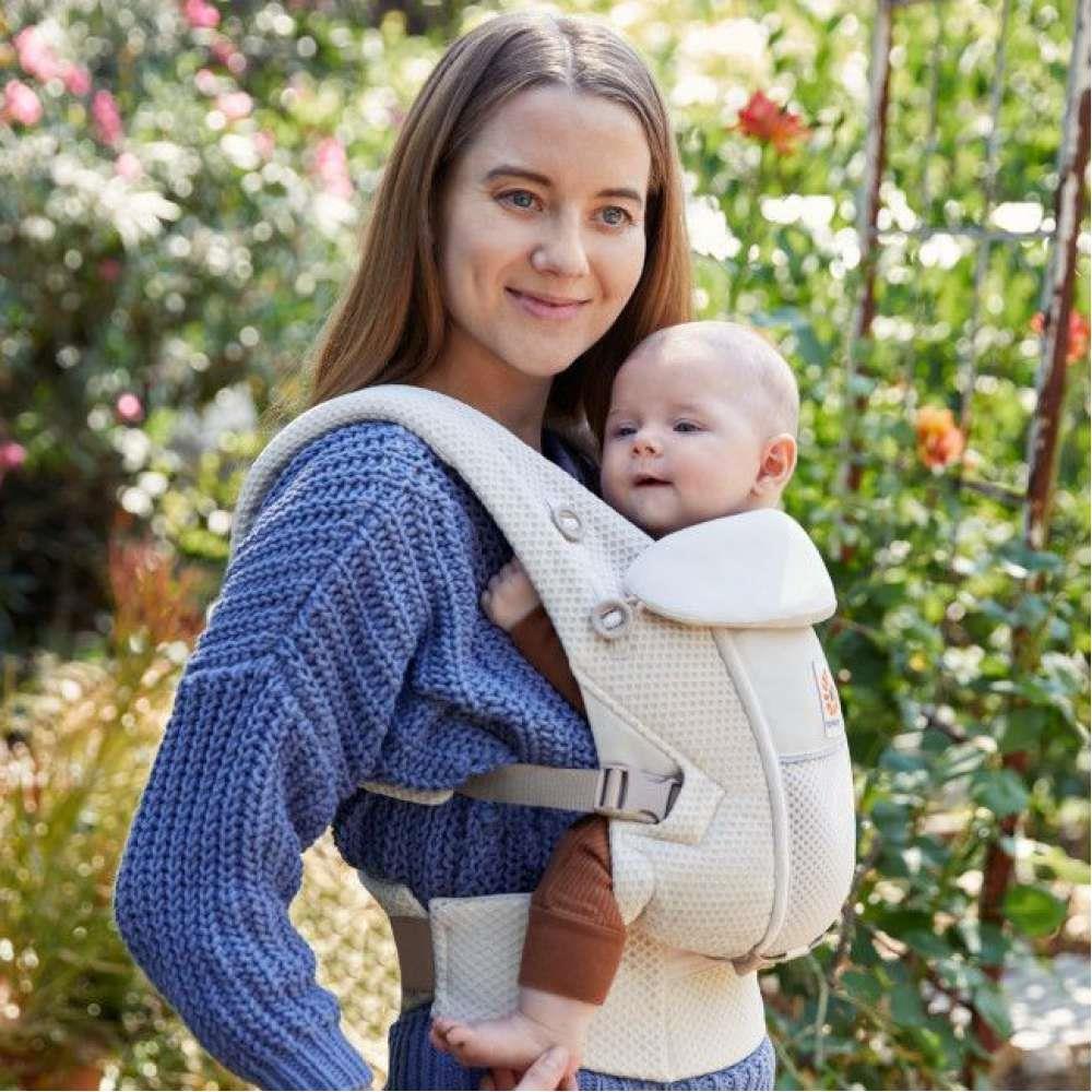 Marsúpio/Porta-Bebés Ergobaby Adapt Soft Flex Mesh Natural Beige - Image 7
