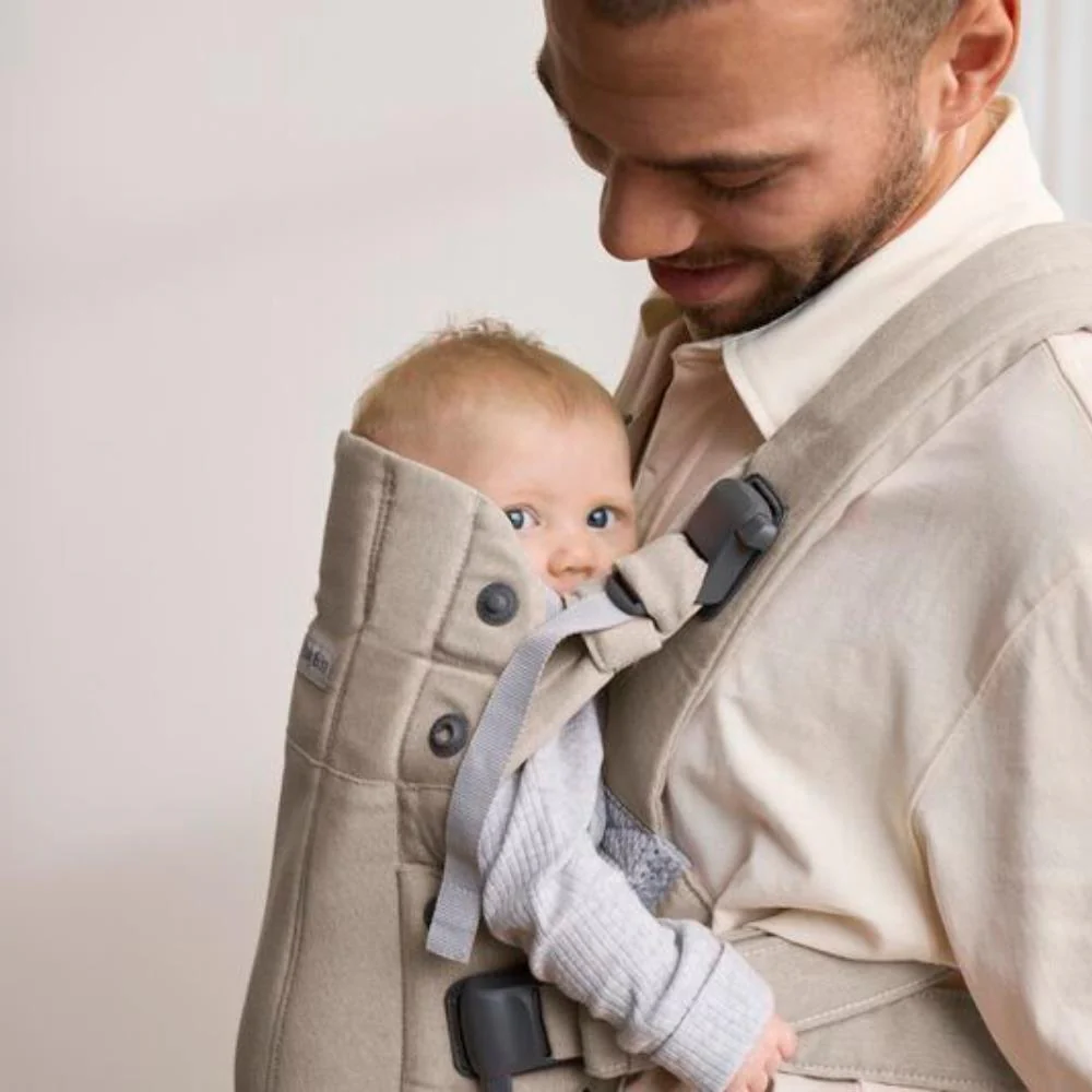 Marsúpio/Porta-Bebés BabyBjörn Harmony Melange Light Beige - Image 8