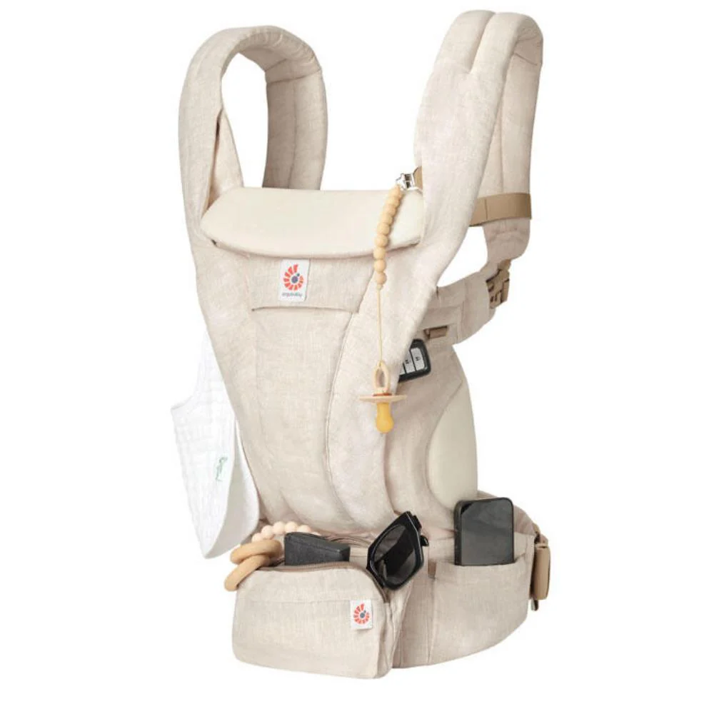 Marsúpio/Porta-Bebés Ergobaby Omni Deluxe Lino Natural - Image 9