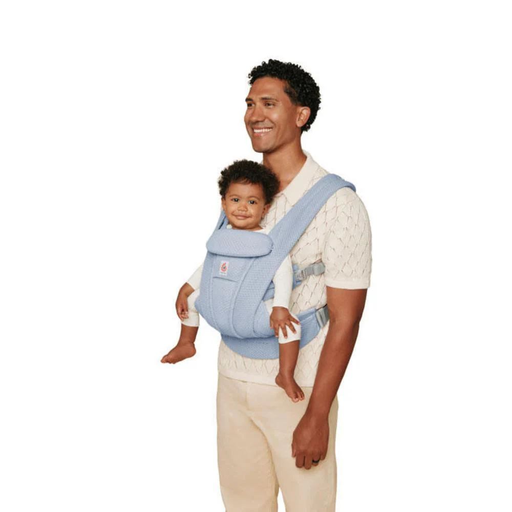 Marsúpio/Porta-Bebés Ergobaby Omni Deluxe Mesh Serene Blue - Image 9