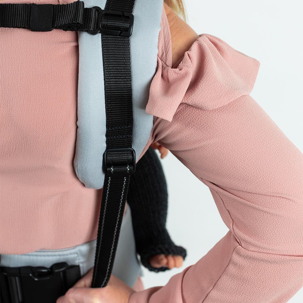 Marsúpio/Porta-Bebés Isara Quick Full Buckle V2 Pearl Grey - Image 6