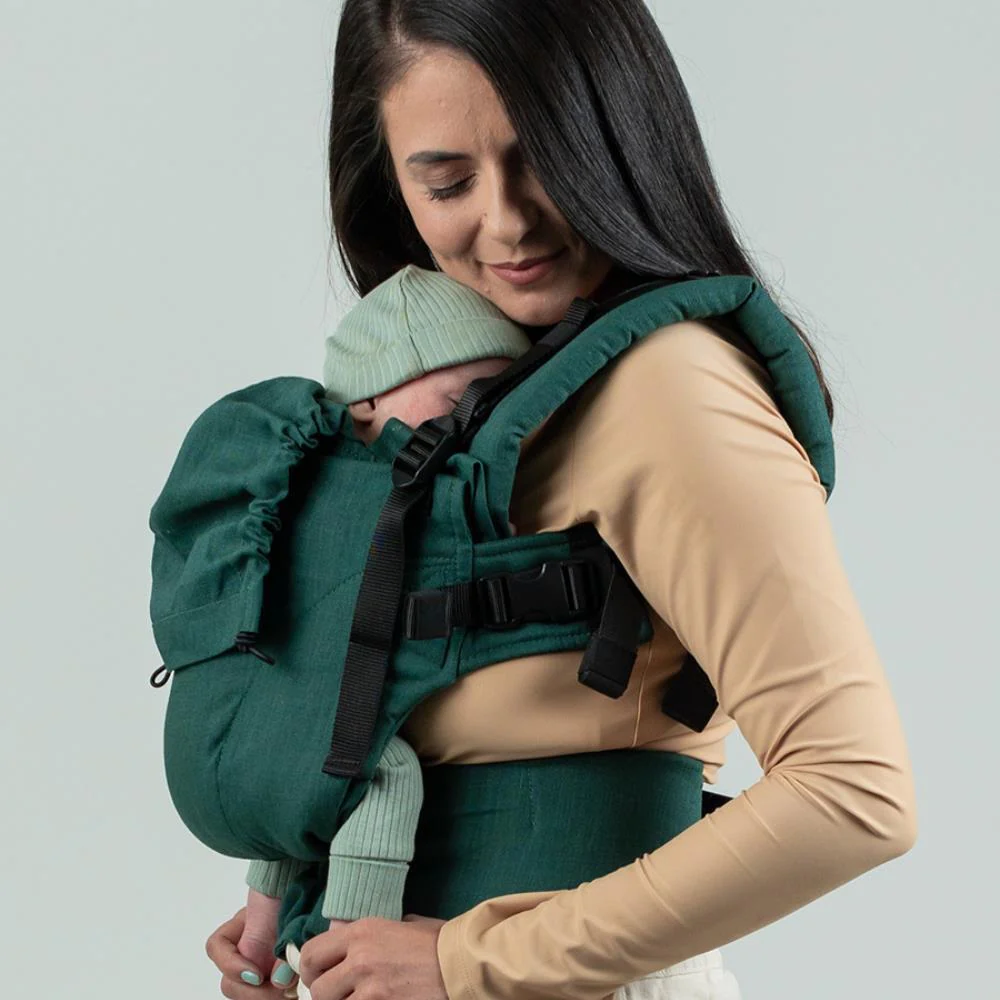 Marsúpio/Porta-Bebés Isara The One Linen Evergreen - Image 3