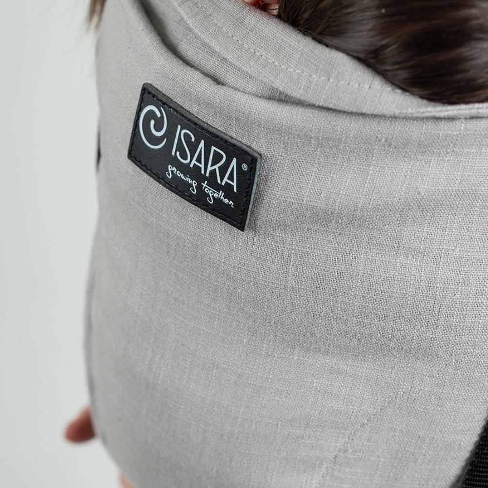 Marsúpio/Porta-Bebés Isara The One Linen Misty - Image 4