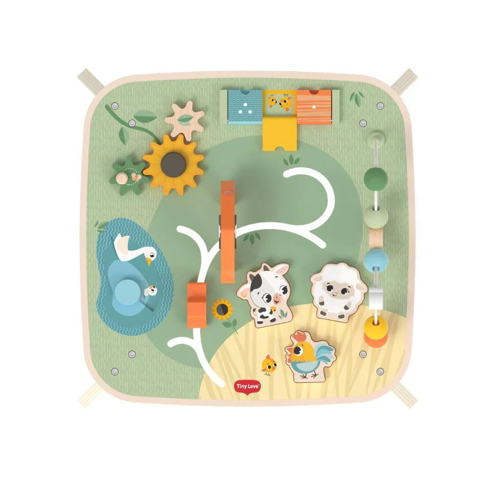 Mesa de Atividades em Madeira Tiny Love Farmers Funday - Image 2