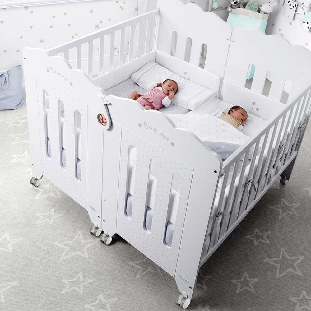 Micuna Kit Duo Gemelar Berço 120x60 Branco - Image 3