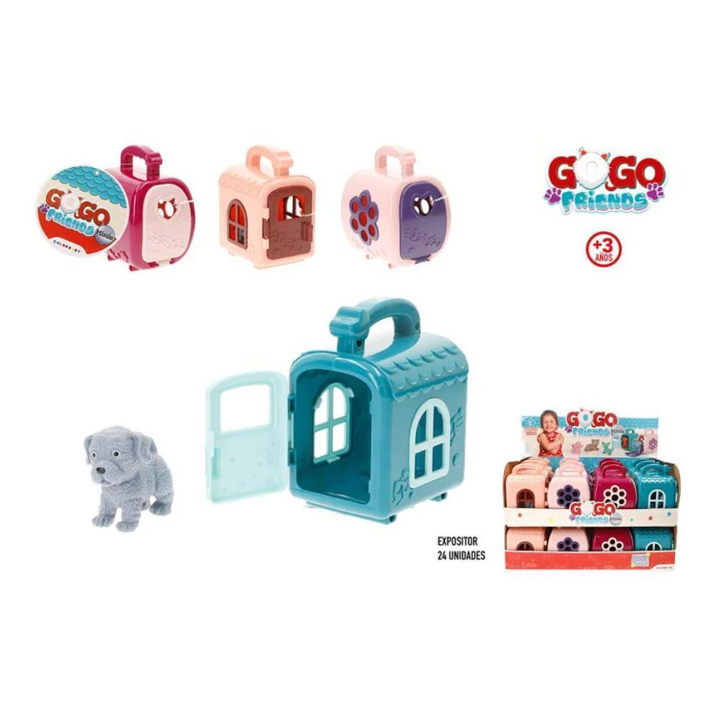 Mini Cão GO GO Friends com Mala de Transporte