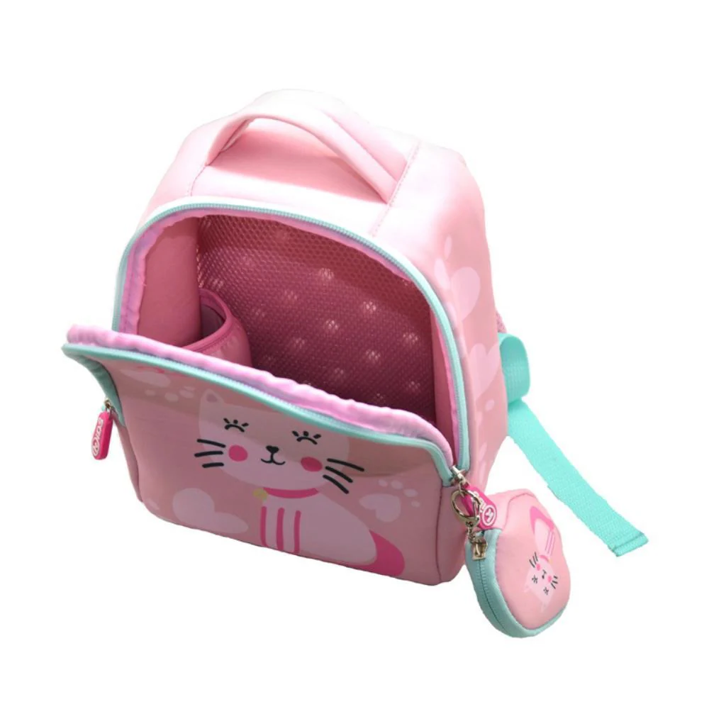 Mini Mochila em Neopreno Little Cats 25x17cm - Image 2