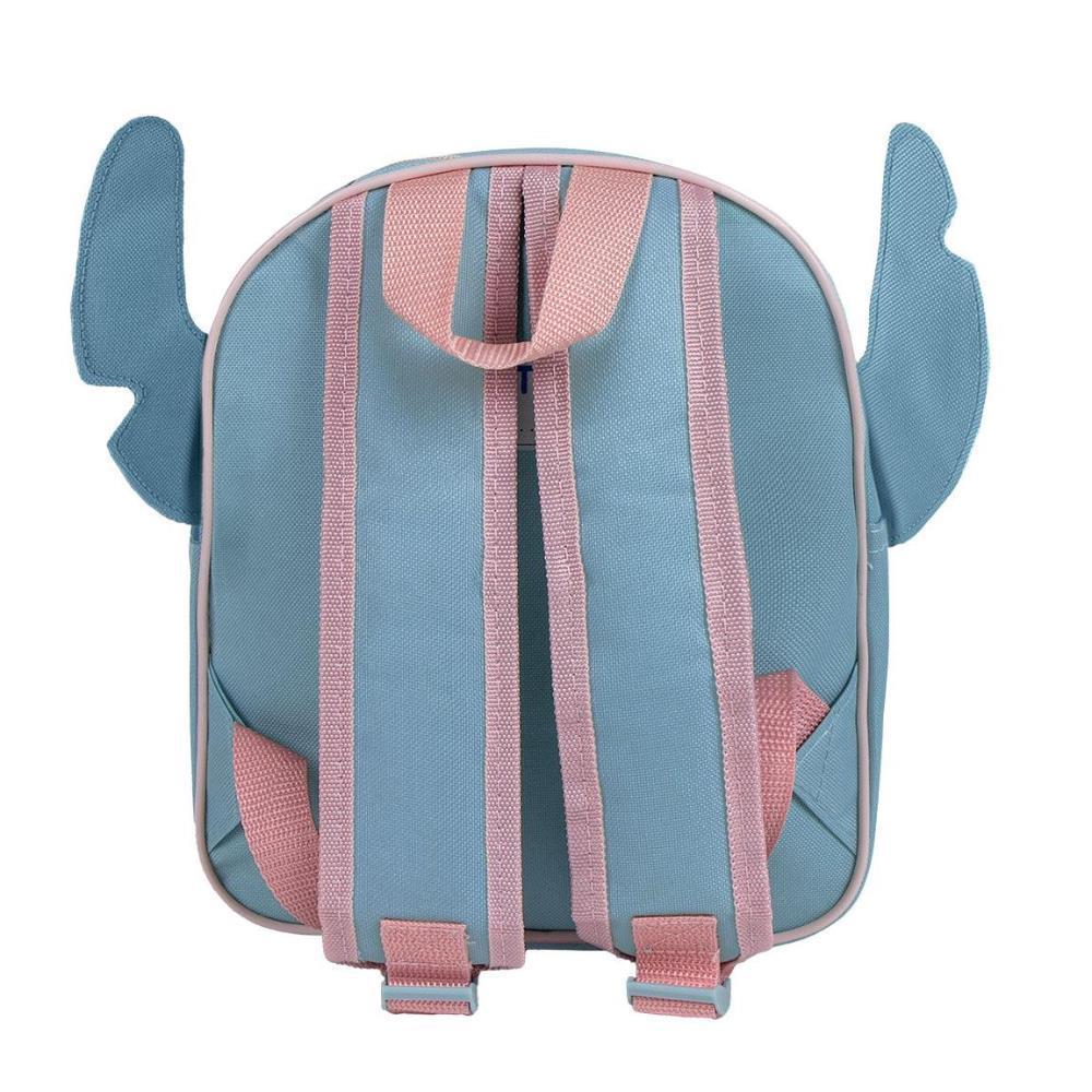 Mochila 3D Stitch com Orelhas Azul 31x25cm - Image 3