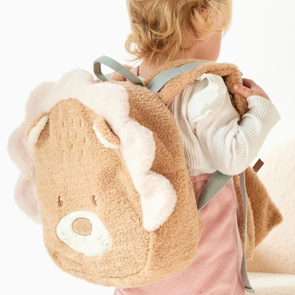 Mochila de Peluche Nattou Teddy Leão Caramel 33cm - Image 6