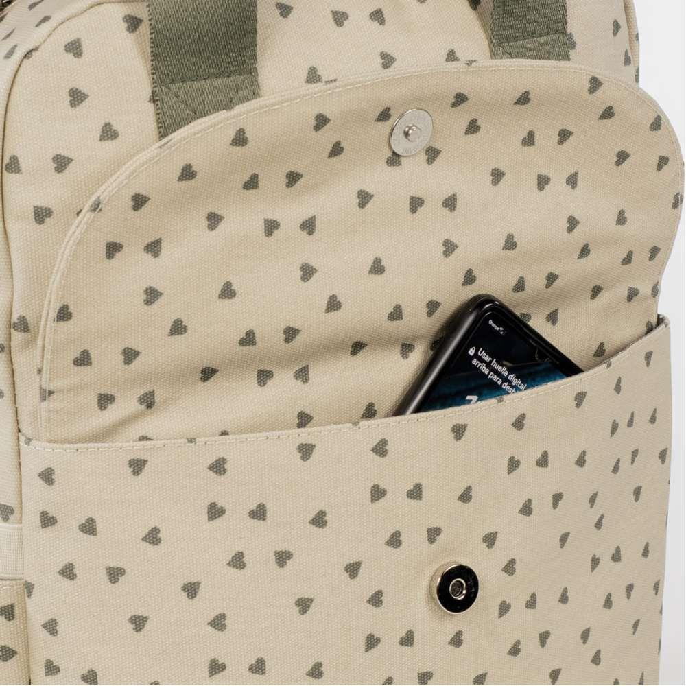 Mochila Walking Mum Hearts Poppy Moss - Image 10