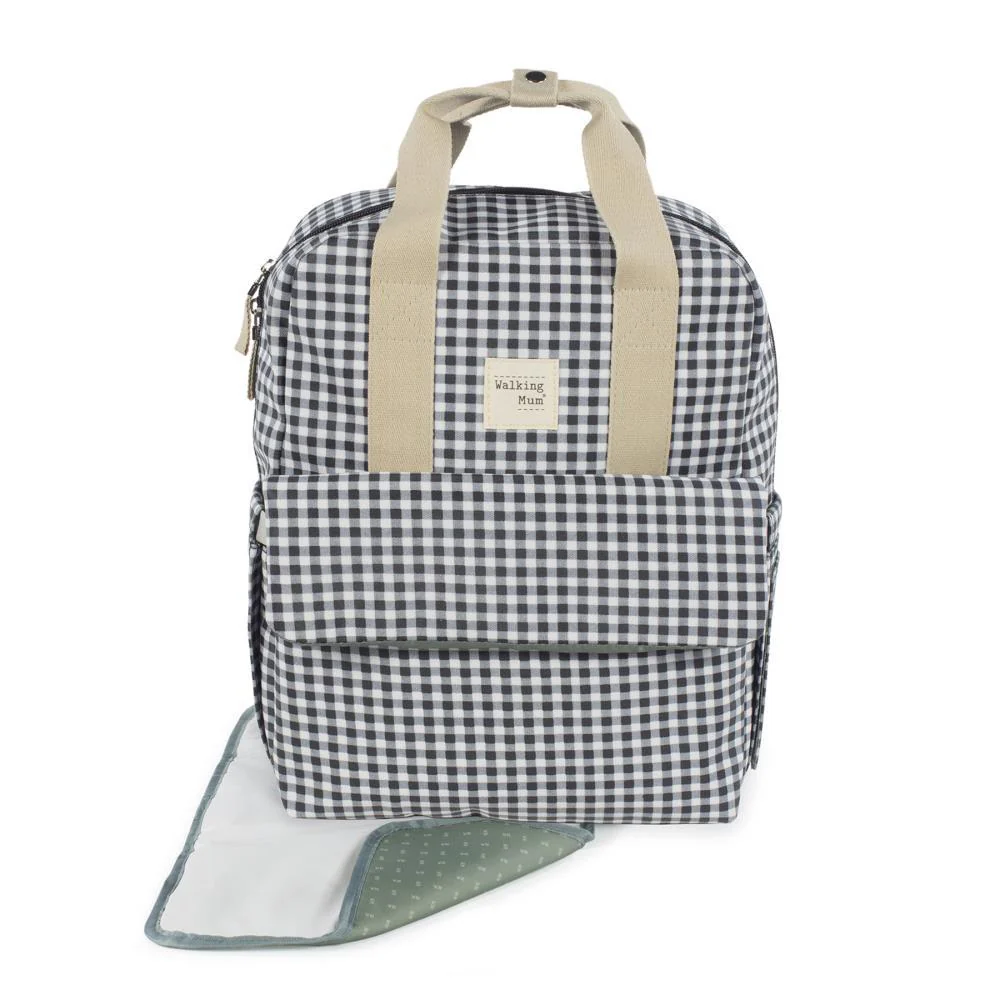 Mochila Walking Mum I Love Vichy Preto - Image 6