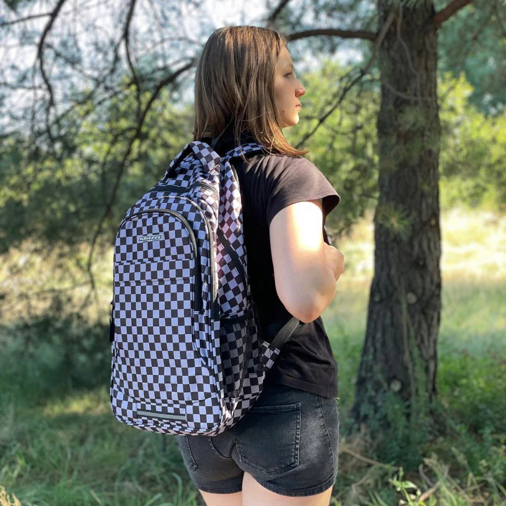 Mochila Checkerboard 50cm com Saco/Mochila - Image 7