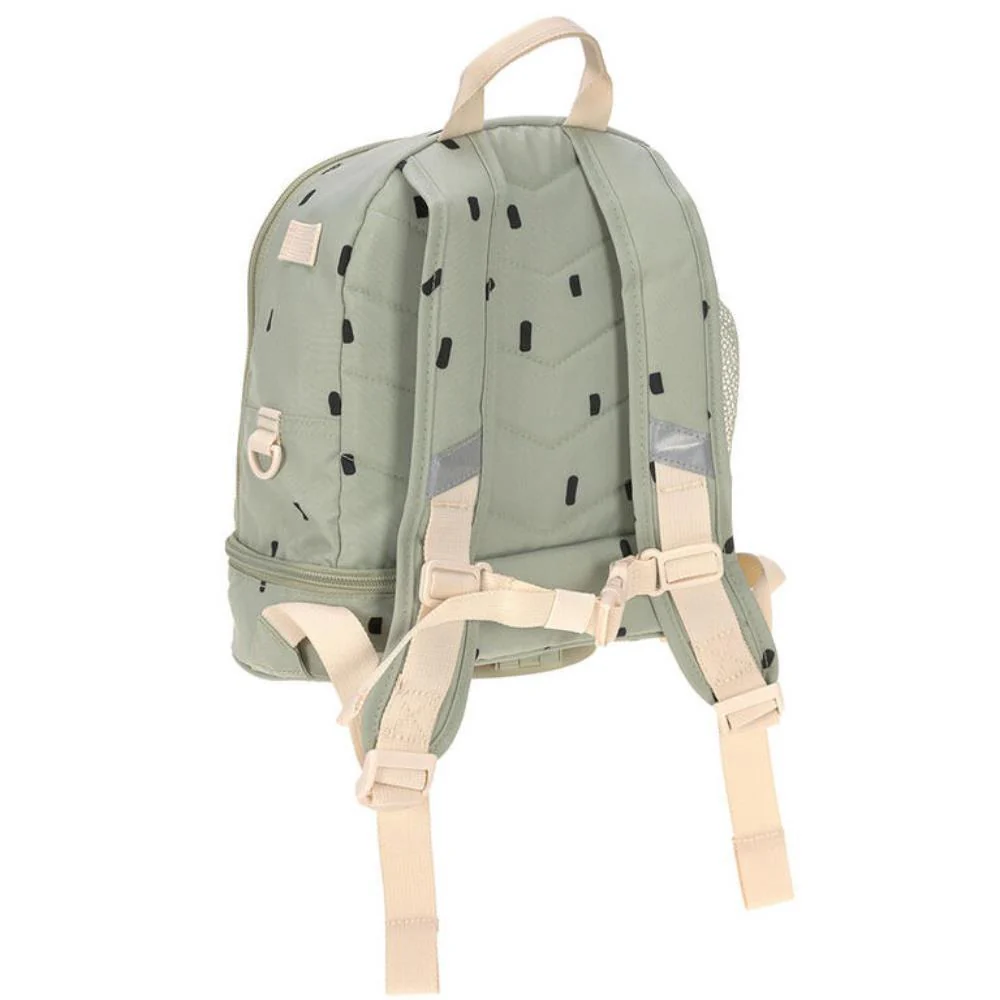 Mochila Lassig Mini Happy Prints Olive 27cm - Image 2
