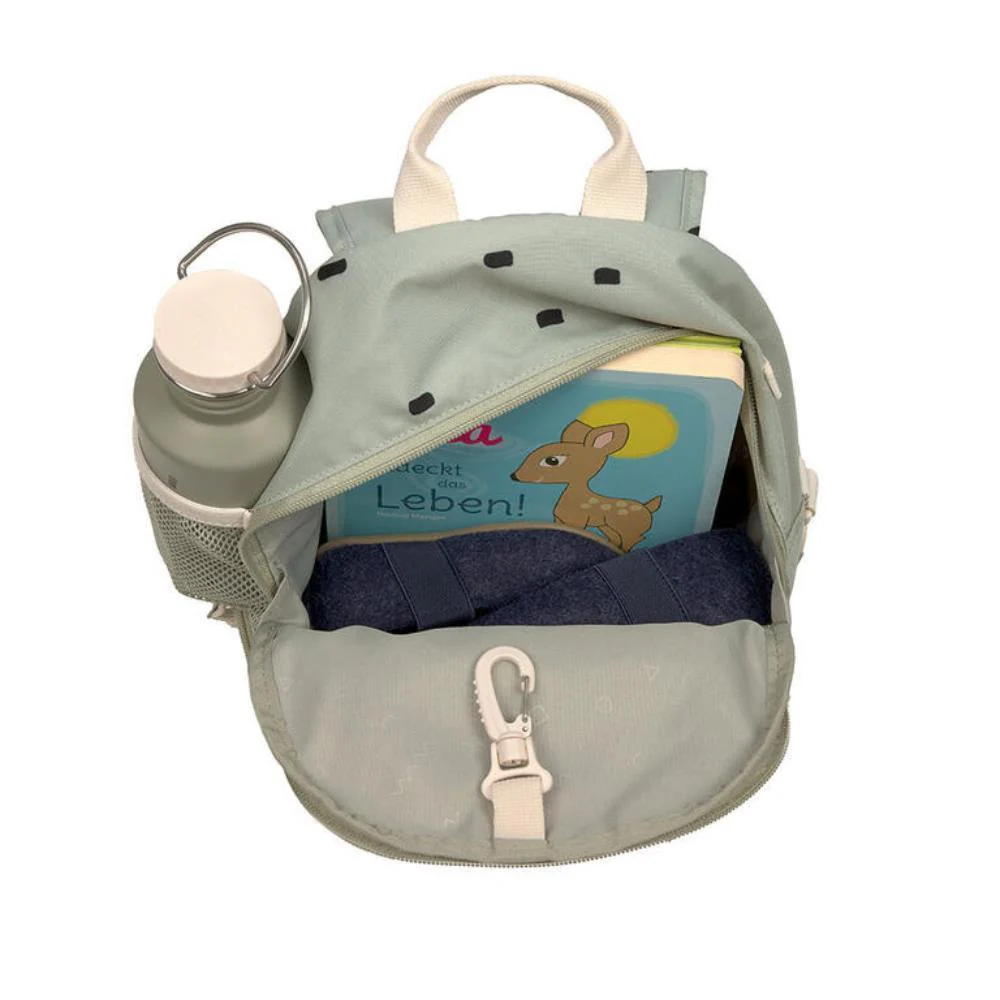 Mochila Lassig Mini Happy Prints Olive 27cm - Image 4