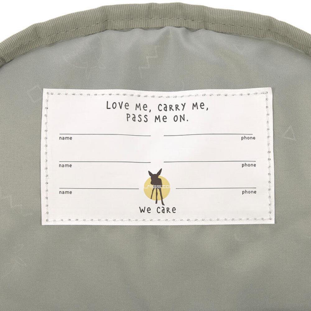 Mochila Lassig Mini Happy Prints Olive 27cm - Image 7