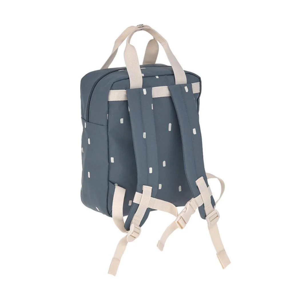 Mochila Lassig Mini Square Happy Blue 28cm - Image 2