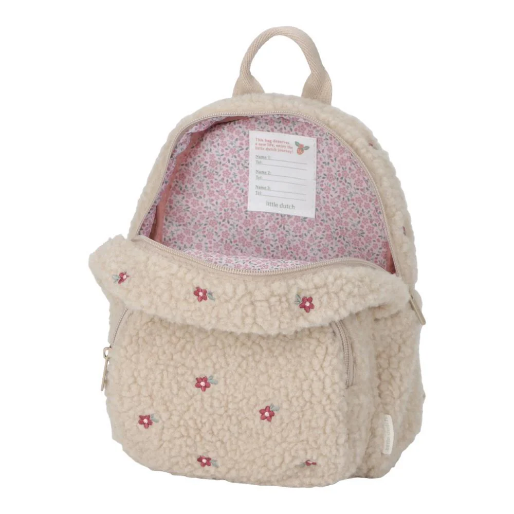 Mochila Little Dutch Teddy Sand 29cm - Image 4