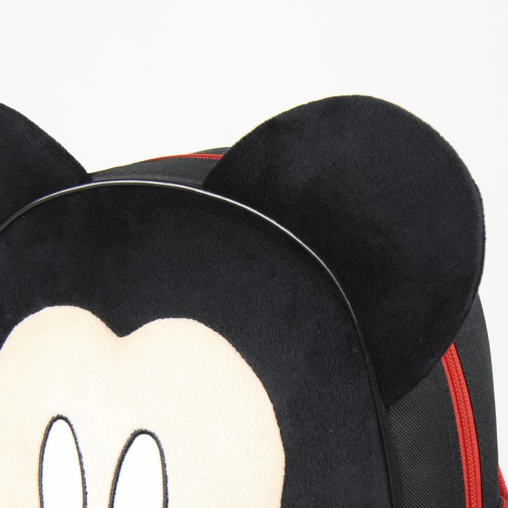 Mochila Mickey com Orelhas Preta 29x23cm - Image 3