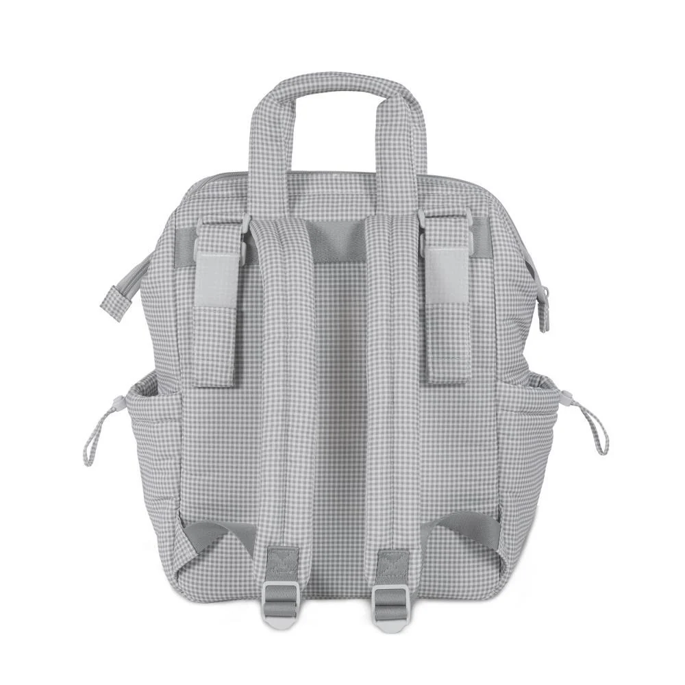 Mochila Pasito a Pasito Little Bloom Vichy Grey - Image 2