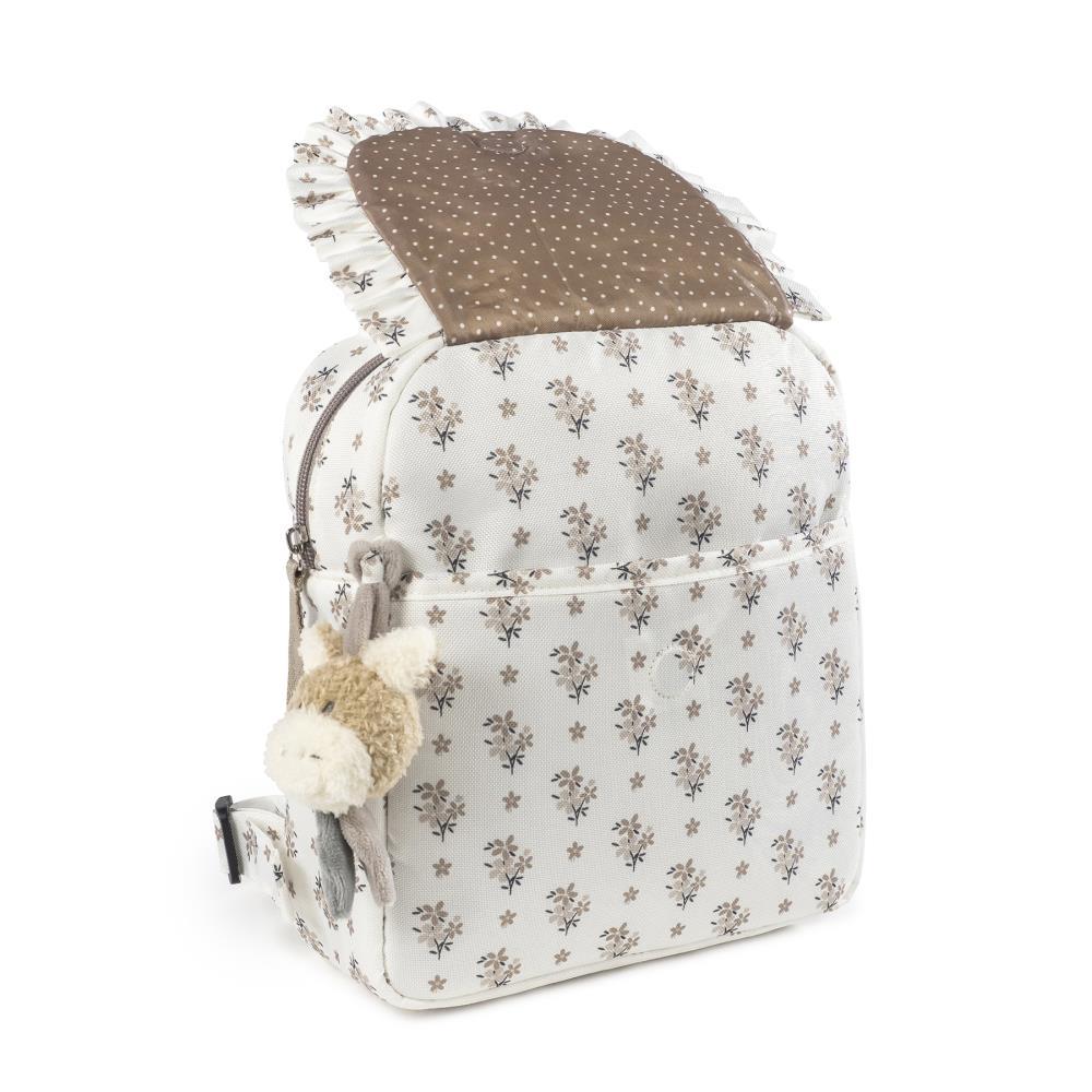 Mochila Pequena Walking Mum Botton Flowers 23cm - Image 5