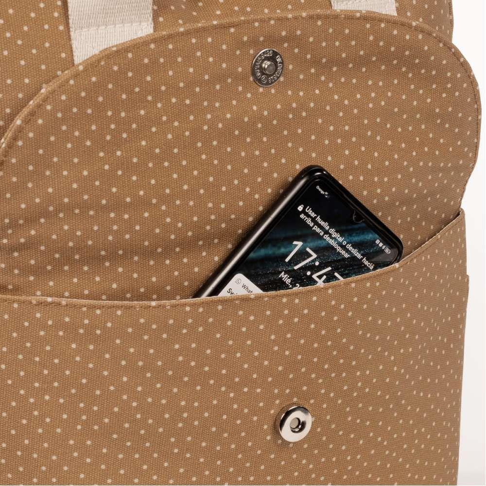 Mochila Walking Mum Polka Dot Poppy Cinnamon - Image 10