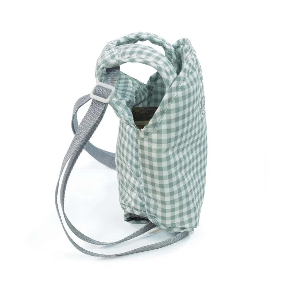 Mochila Porta Bebés para Boneca Pasito a Pasito Tom Vichy Verde - Image 3