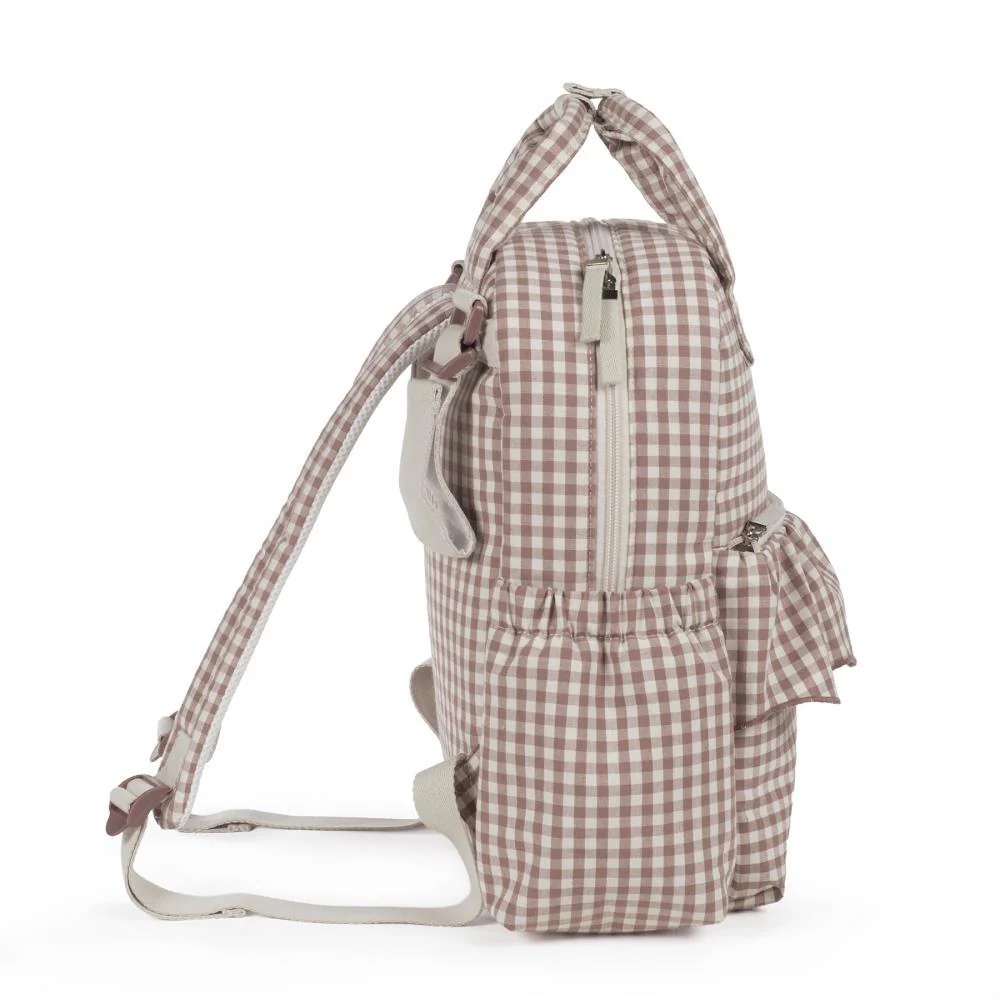 Mochila Walking Mum Praliné Vichy Moka - Image 4