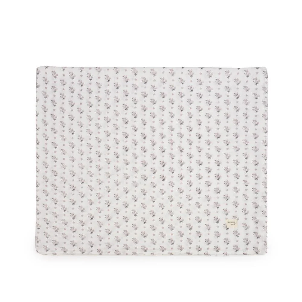 Musselina Walking Mum Botton Flowers 120x120cm