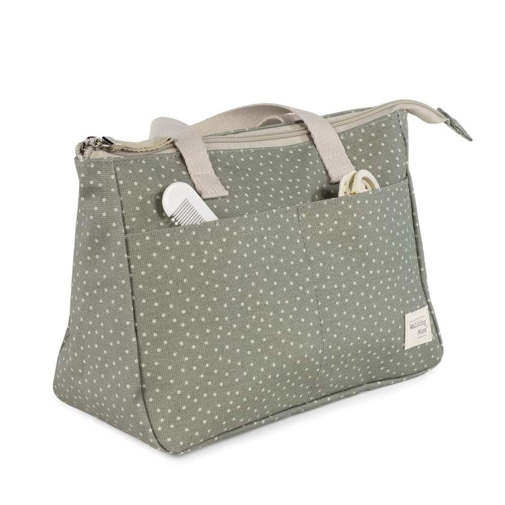 Necessaire Walking Mum Polka Dot Poppy Moss - Image 6