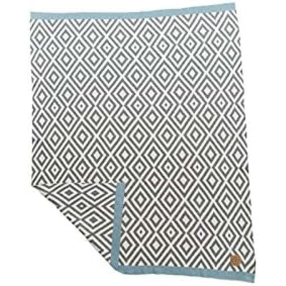 Manta em Algodão Orgânico Pattern Blue - Image 3
