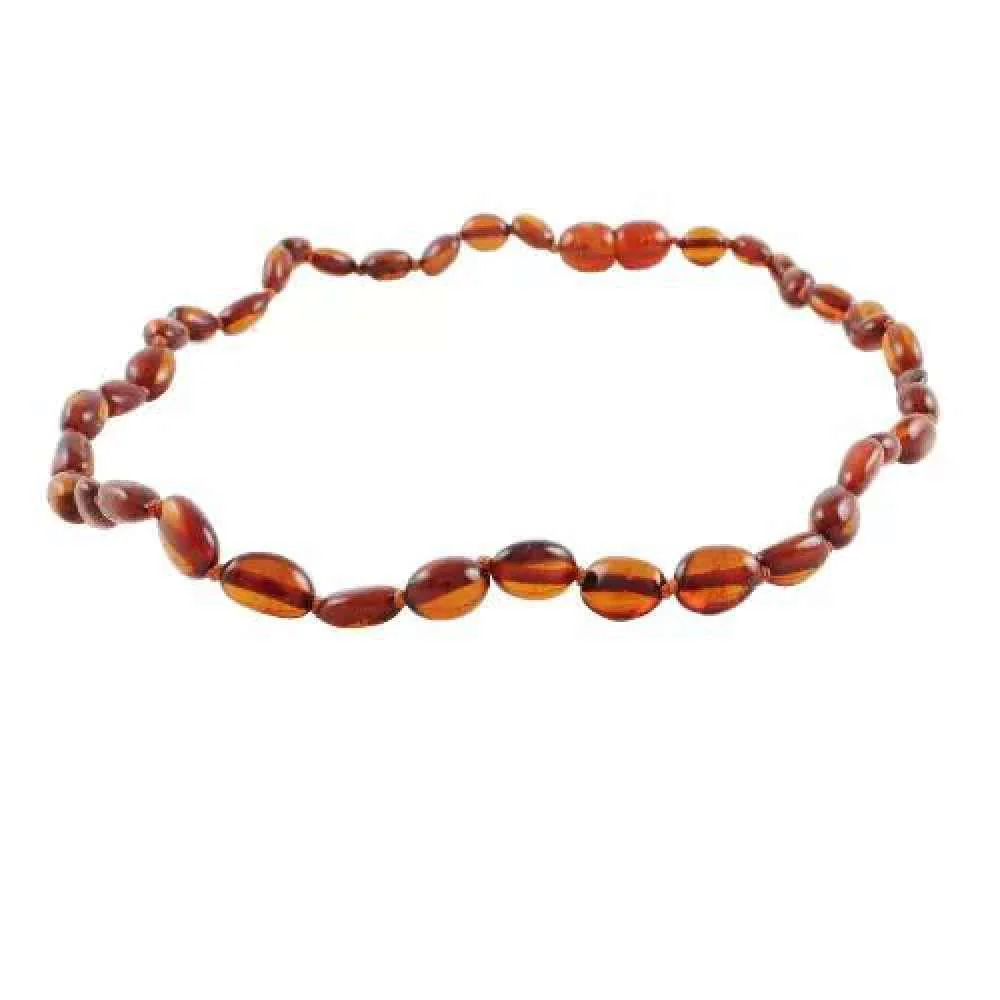 Colar de Ambar para Bebé Opalook Olive Cognac com Clip 32cm - Image 3